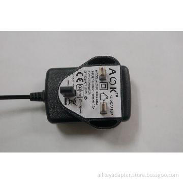 Factory supply 12V 0.3A ac adapter with CB GS CE BS ETL SAA KC PSE